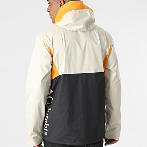 Veste Zippée Capuche Inner Limits 1893991 Beige Noir Orange