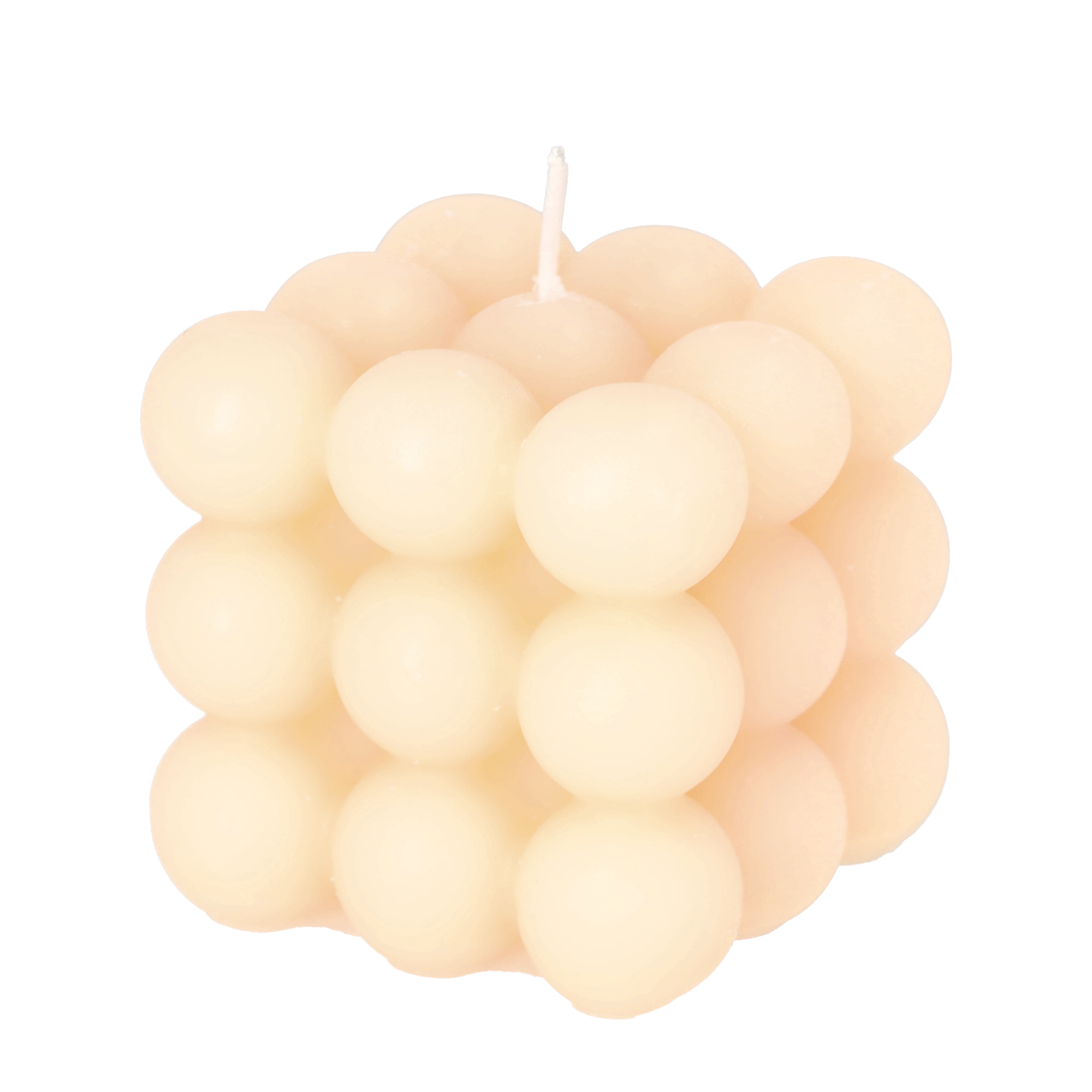 Bubble Duft Kerzen Aromatherapie Sojawachs Kerzen Würfel - Miss Coco (Créme)