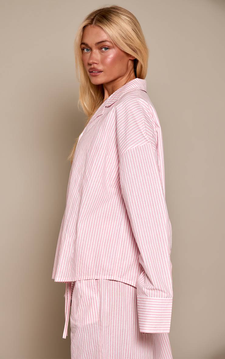Rose Bébé Chemise De Pyjama À Rayures Et Manches Longues