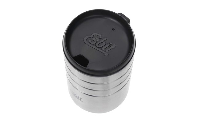 Esbit Majoris Thermobecher mit Trinköffnung Edelstahl matt 280 ml