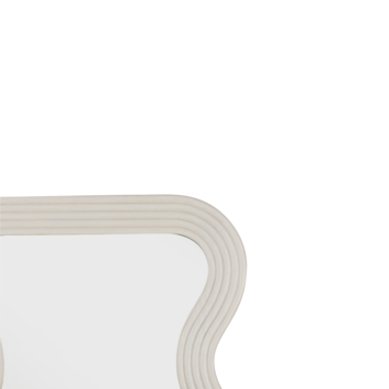 Spiegel houten frame beige 60x135x2,2cm