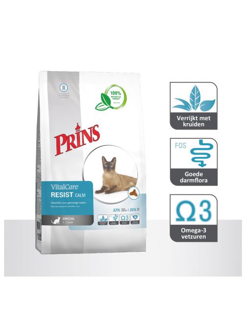 Prins Vitalcare Resist Calm Gevogelte - Kattenvoer