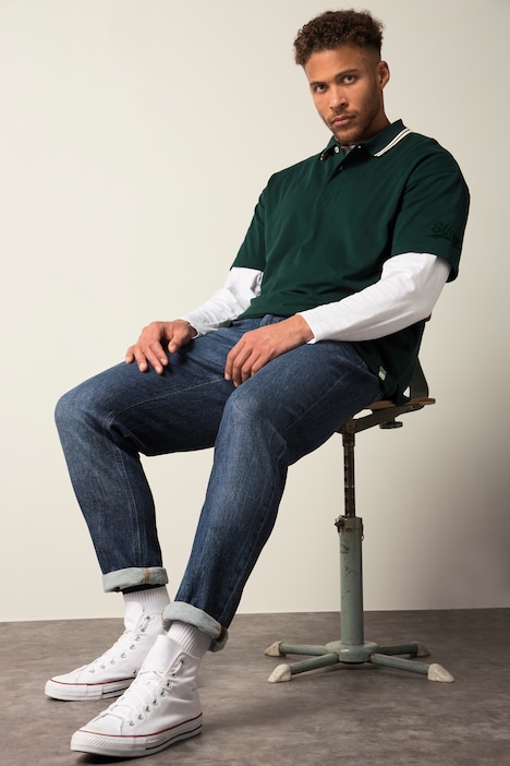 STHUGE Poloshirt, Halbarm, oversized, bis 8 XL