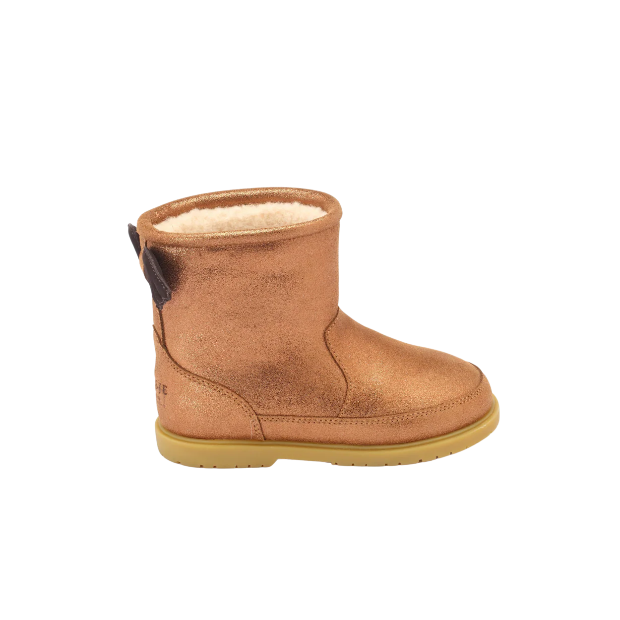 Angela Boots | Wings | Bronze Metallic Leather