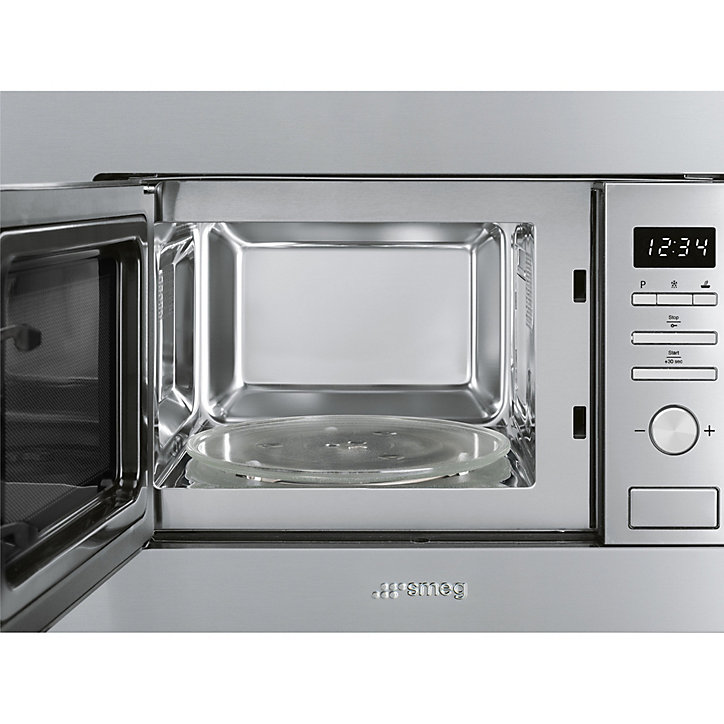 Four micro-ondes encastrable Universel 19L FMI017X Smeg inox