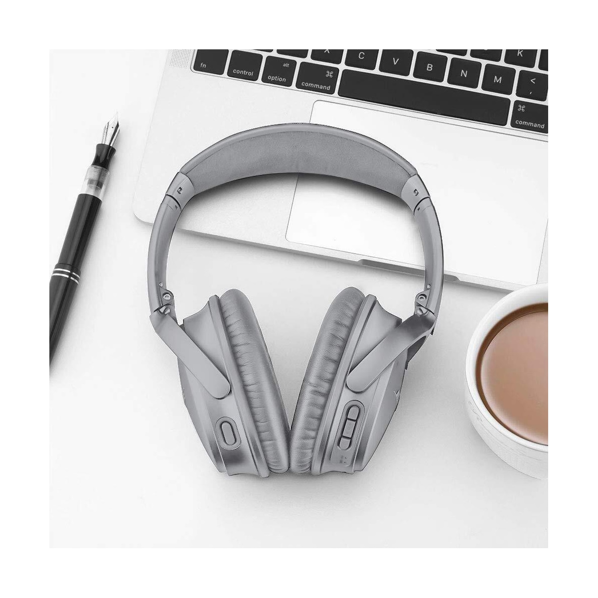 Øreputer for Bose QC35/SoundTrue-hodetelefoner, 1 par Grå