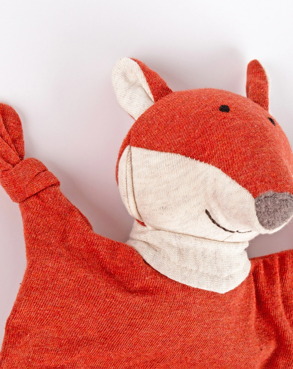 Mini-Schnuffeltuch FUCHS in orange