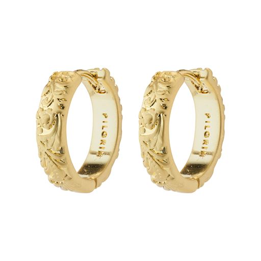 Pilgrim Elfrida Creoler, Gold Plated