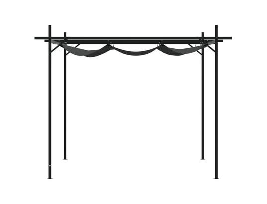 VIDAXL - Pergola avec toit rétractable anthracite 295x292x230 cm