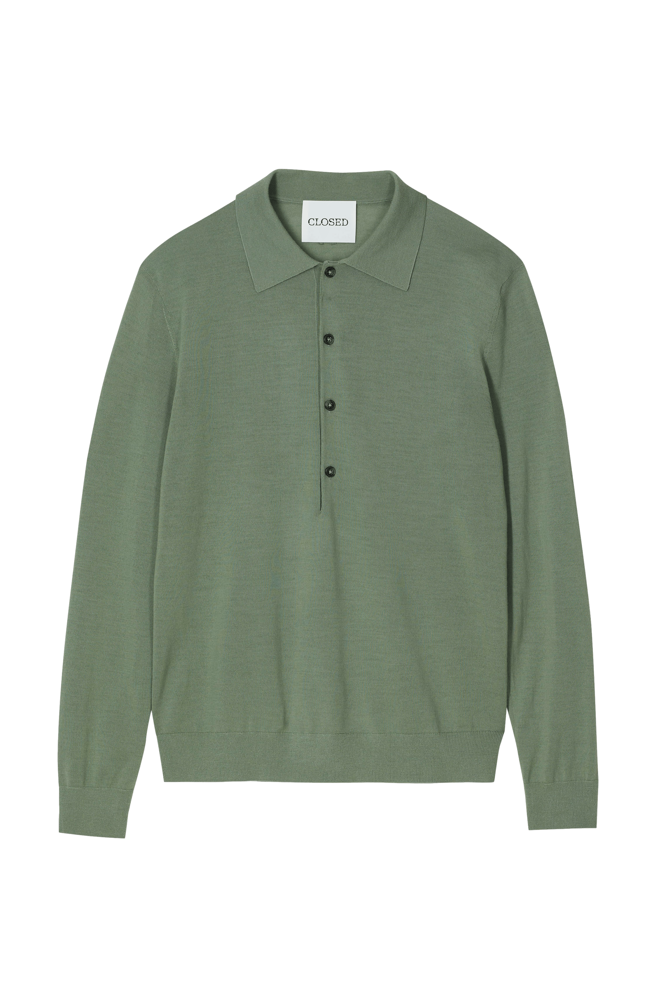 Pull droit en laine| Vert