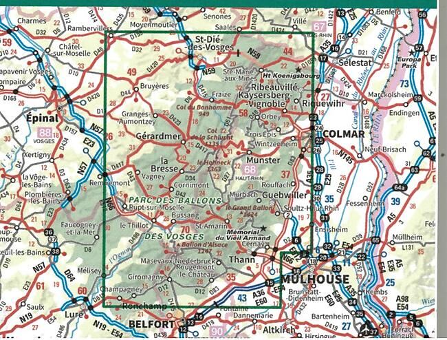 IGN - TOP 75 VOSGES DU SUD
