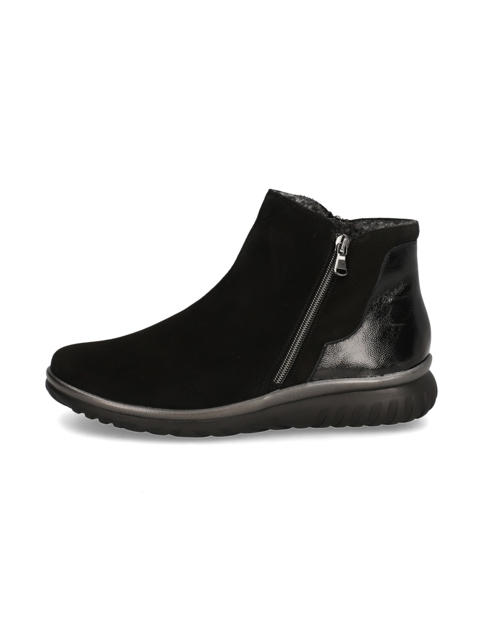 Lederkombination Boot
