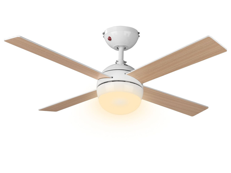 Plafondventilator, met ledlamp