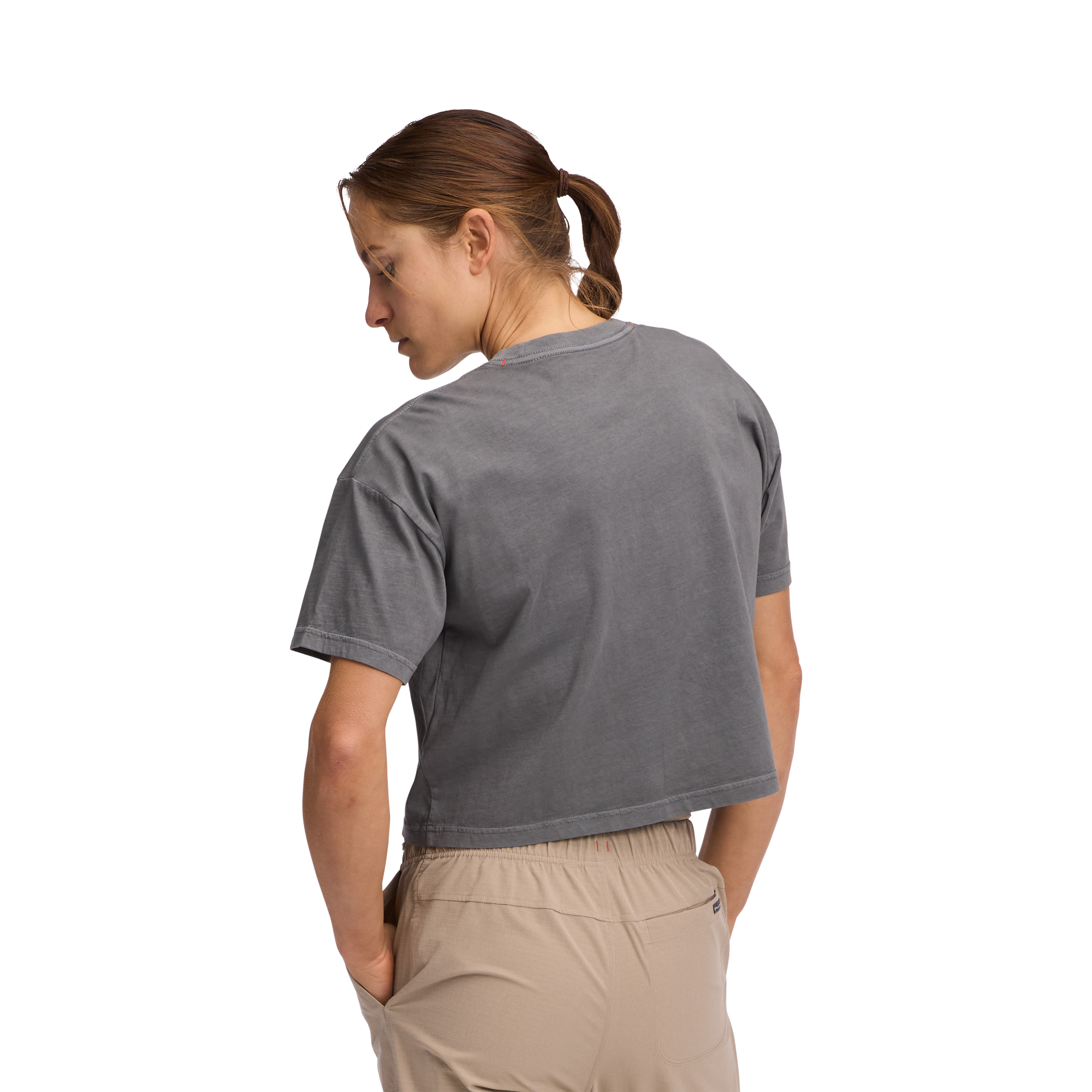 W Diamond Crop SS Tee