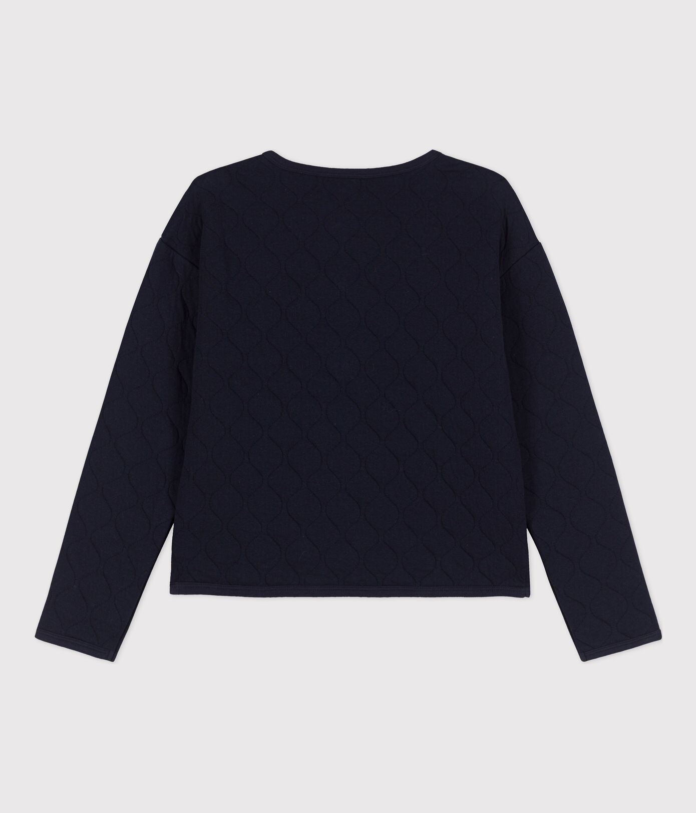 Cardigan en tubique matelassé Femme