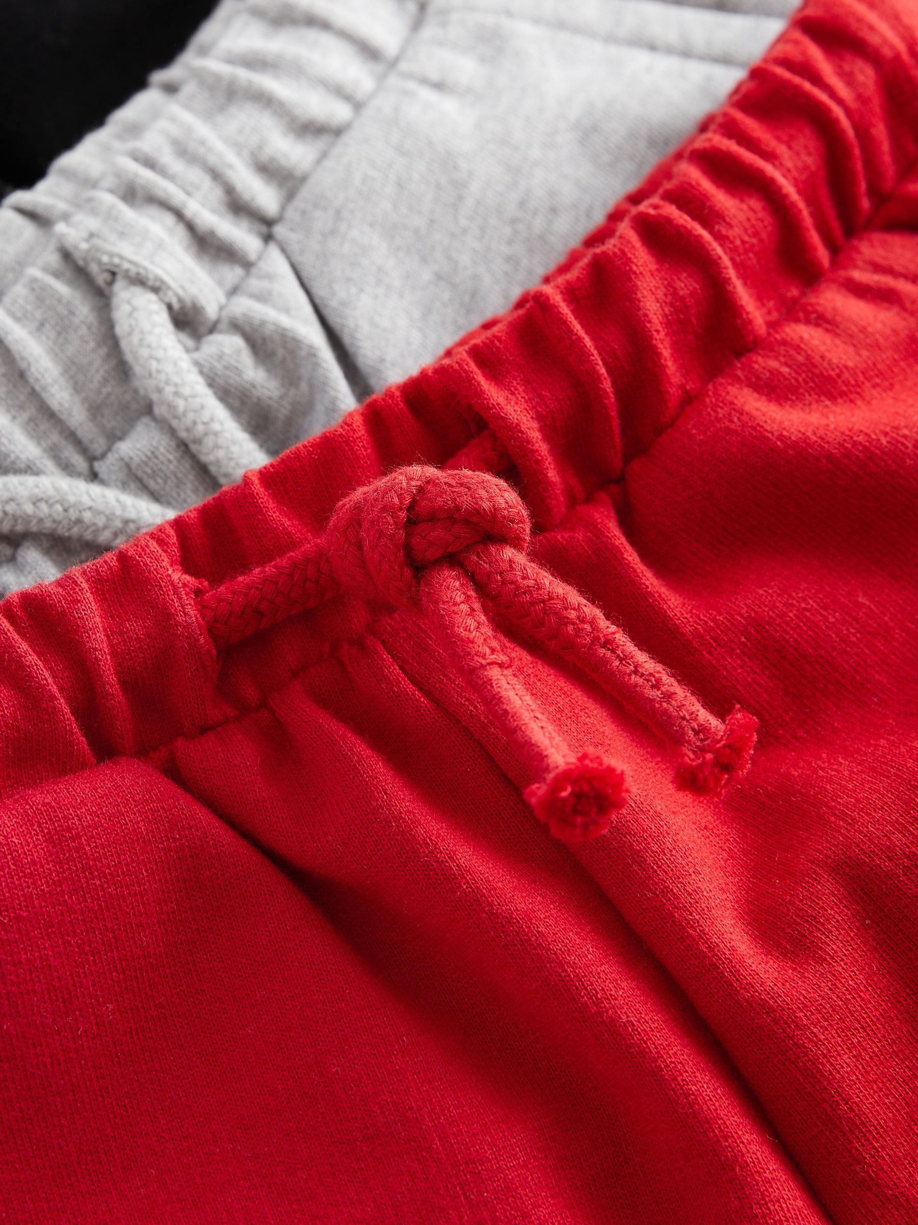 Grijs/marineblauw/rood - Verpakking van 5 jersey shorts (3mnd -7jr)