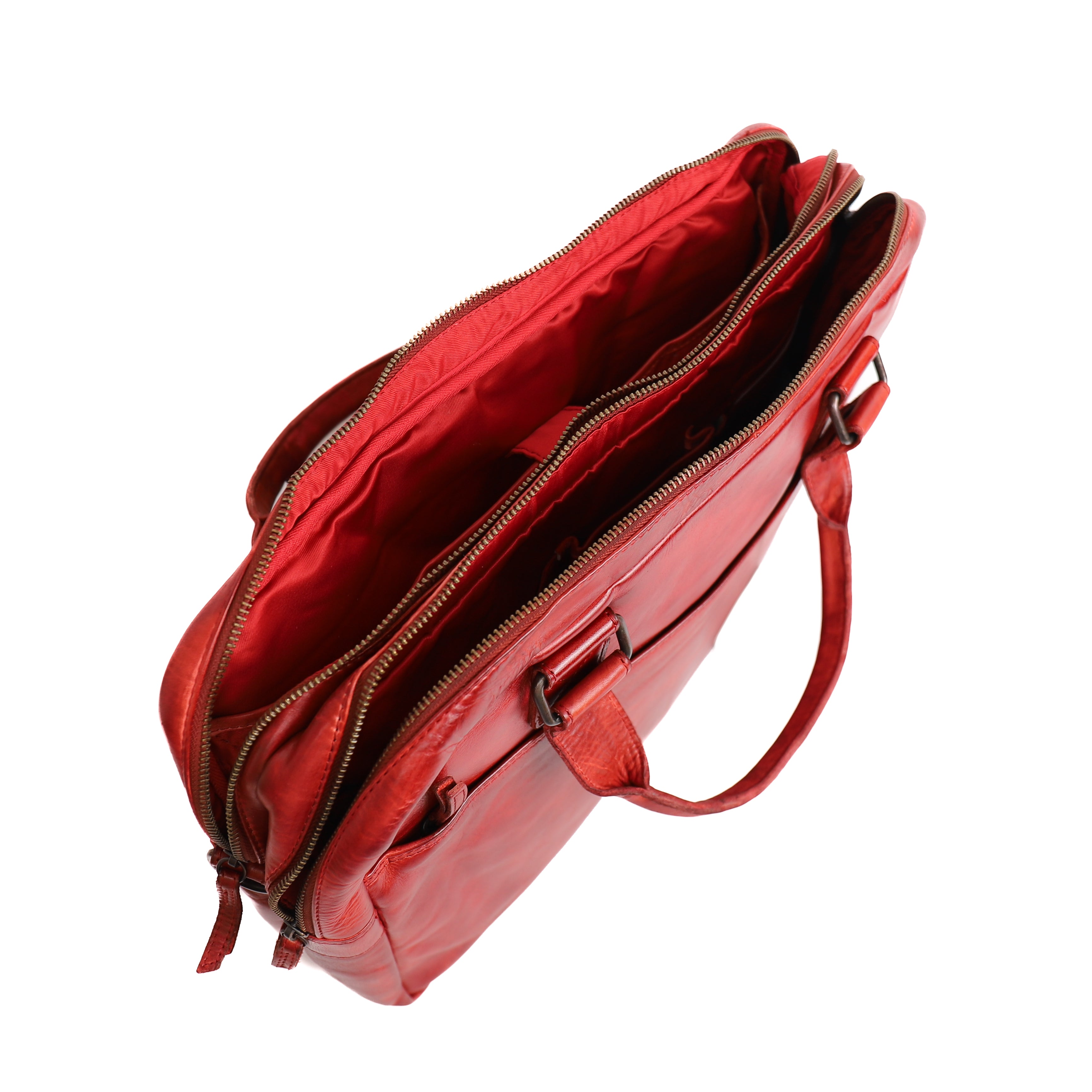 Laptoptas 'Leandro' rood Rood