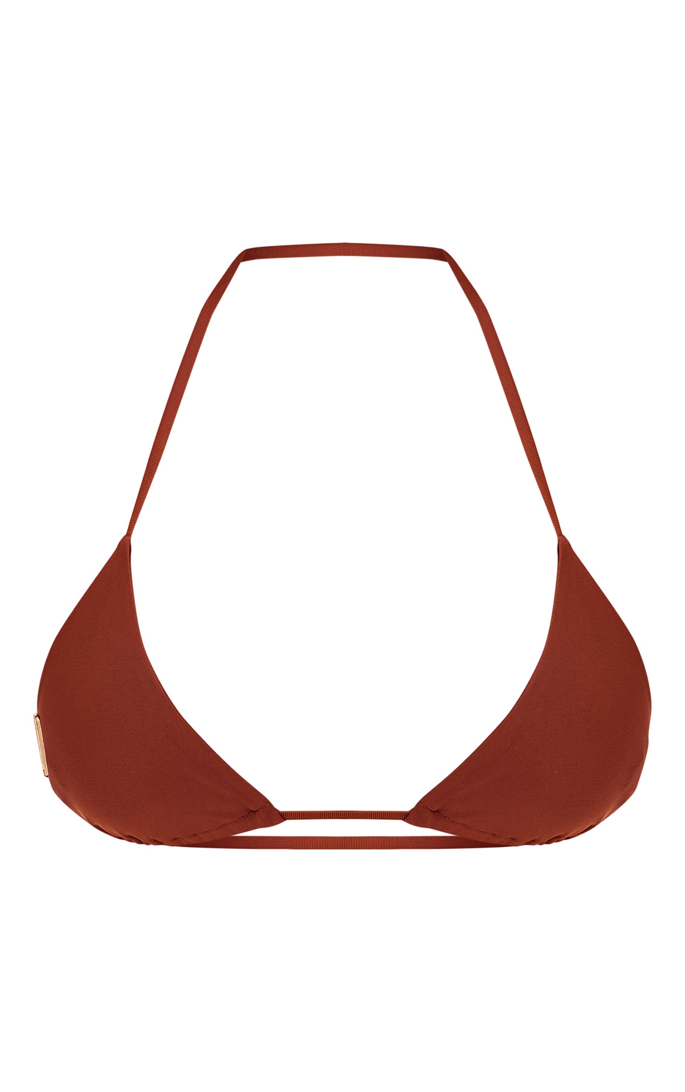 Marron Profond Haut De Bikini Triangle Mix & Match