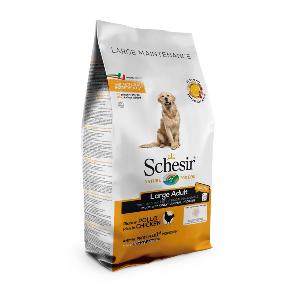 Schesir Hondenvoer Dry Large Kip12 kg