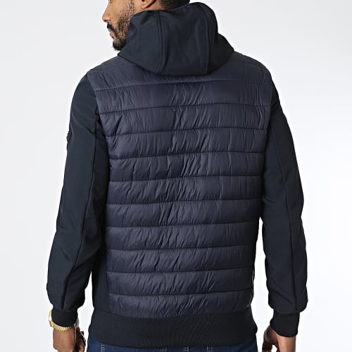 Veste Zippée Capuche Lloyd Garcia Bleu Marine