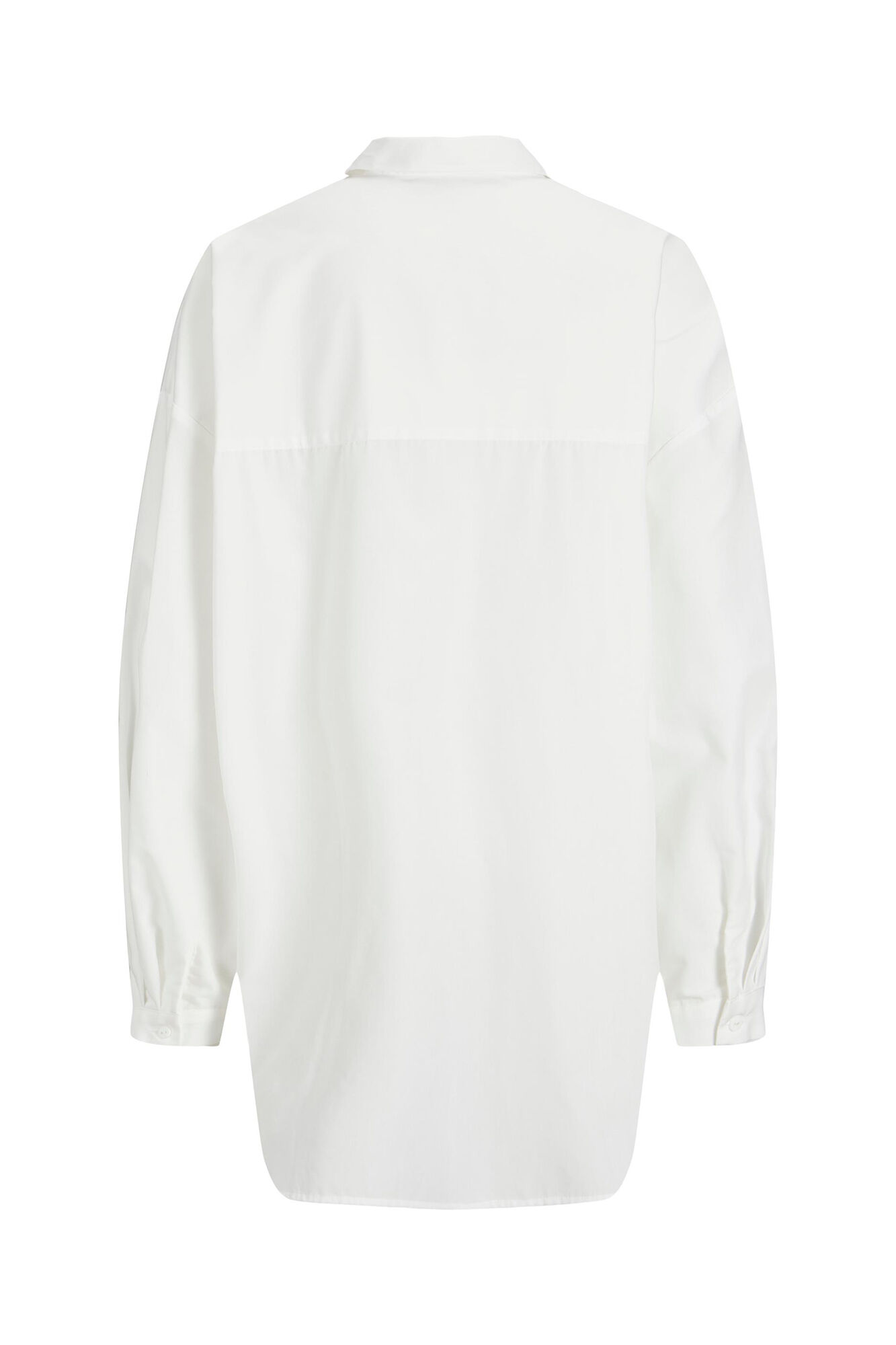 Camisa de popeline de manga comprida