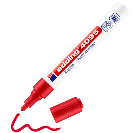 edding 4095 Kreidemarker, 2-3mm, rot