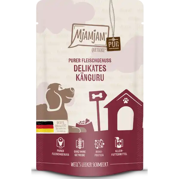 Quetschie Purer Fleischgenuss - delikates Känguru pur