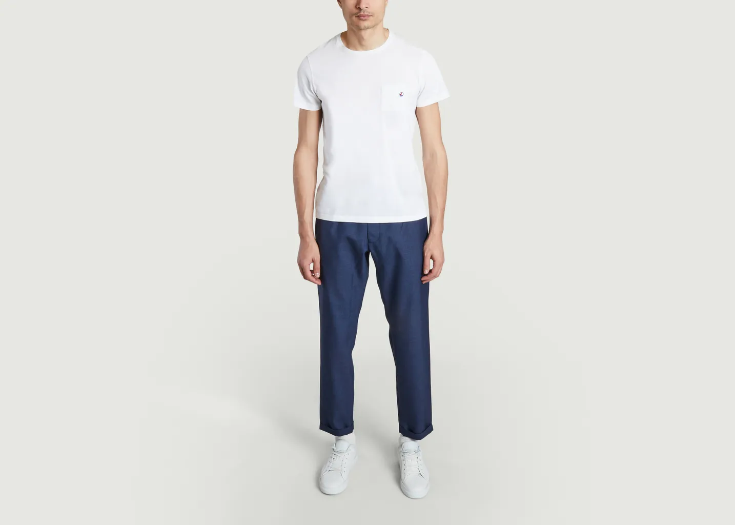 Pantalon coupe carotte en laine vierge Sienna noyoco