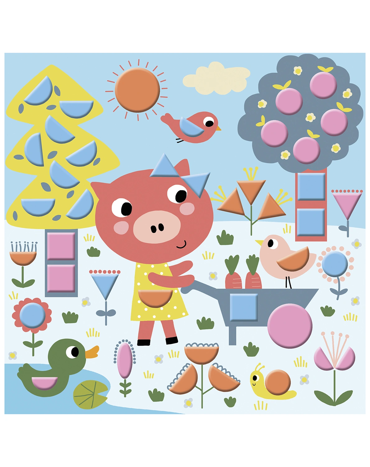 Moosgummi-Set MY ARTS&CRAFTS - GEOMETRIE
