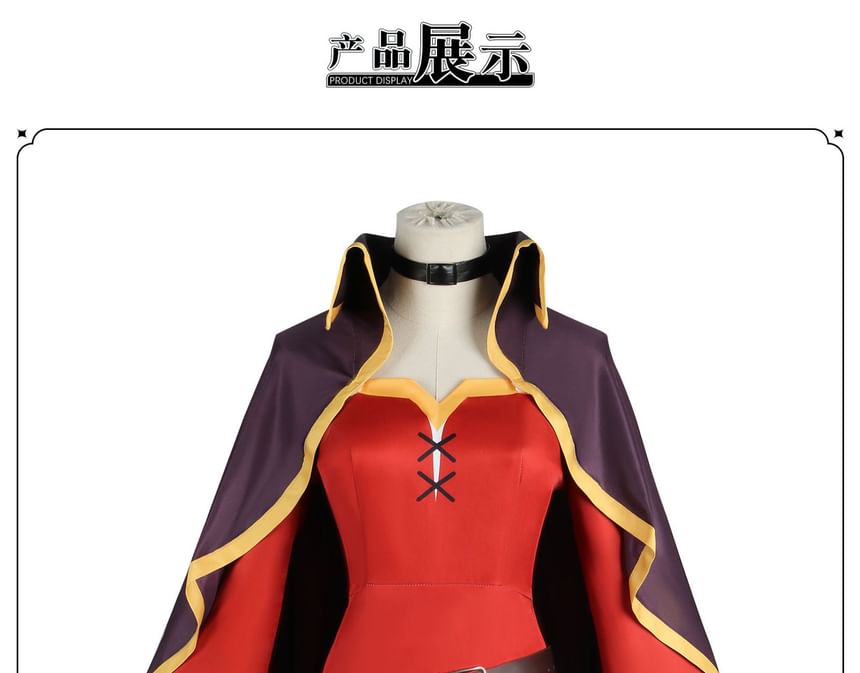 Bloomsoon - KonoSuba Megumin Cosplay Kostuumset