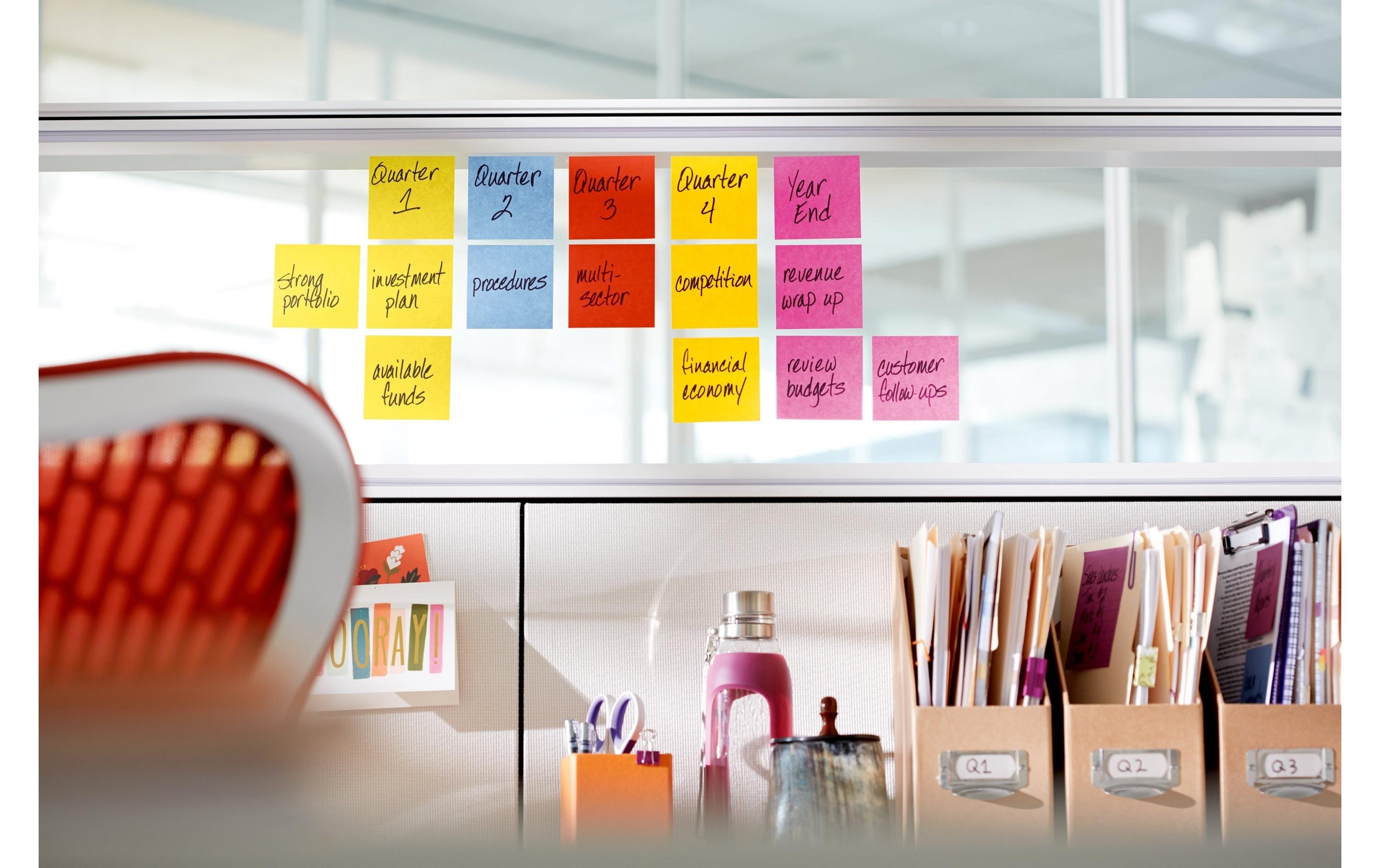 Notizzettel Super Sticky Tropical Pink 76 x 76 mmPost-it Super Sticky Notes je 90 Blätter