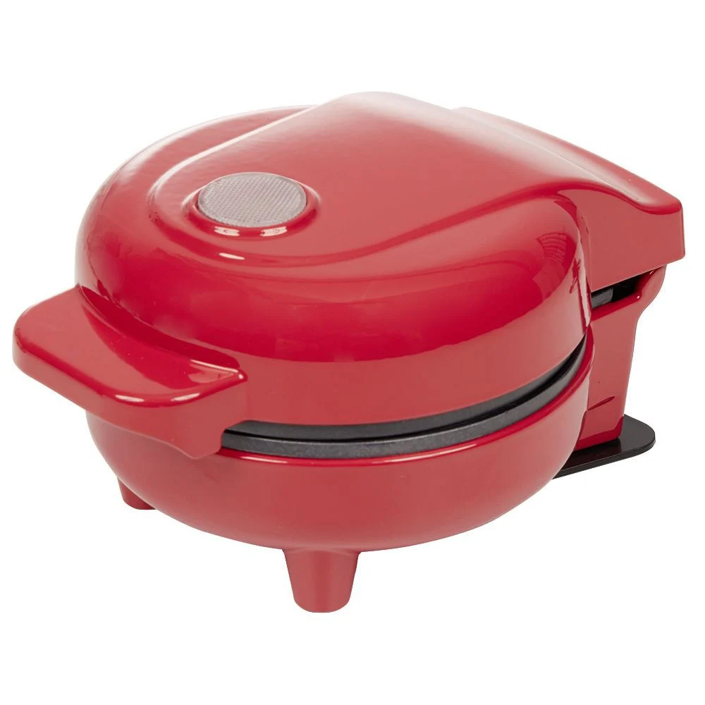 Gaufrier rouge et noir 550W