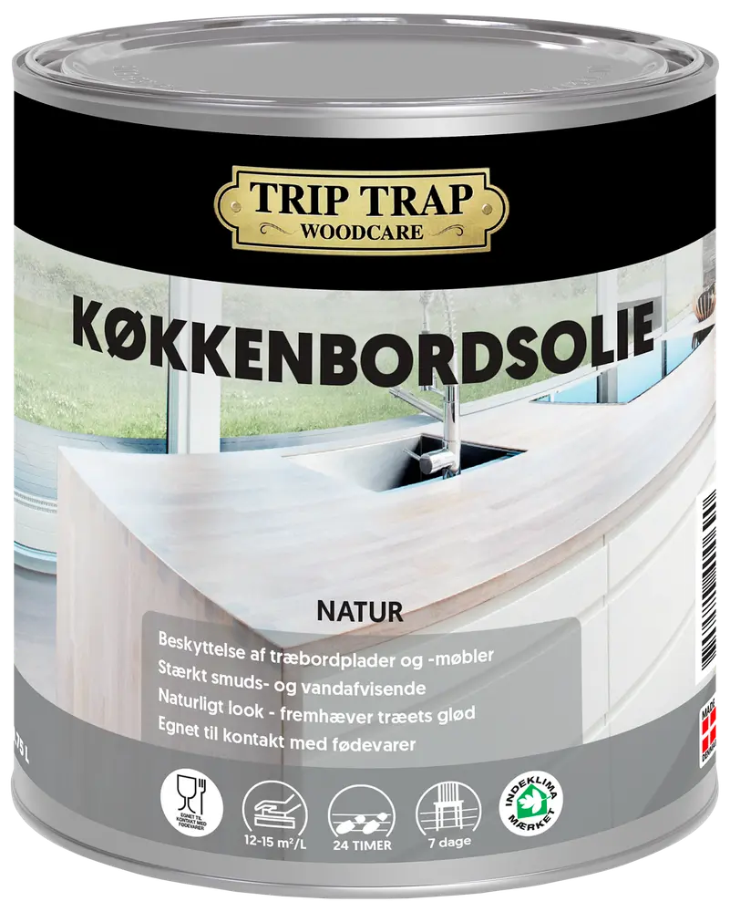 Trip Trap køkkenbordsolie 0,75 L - Natur