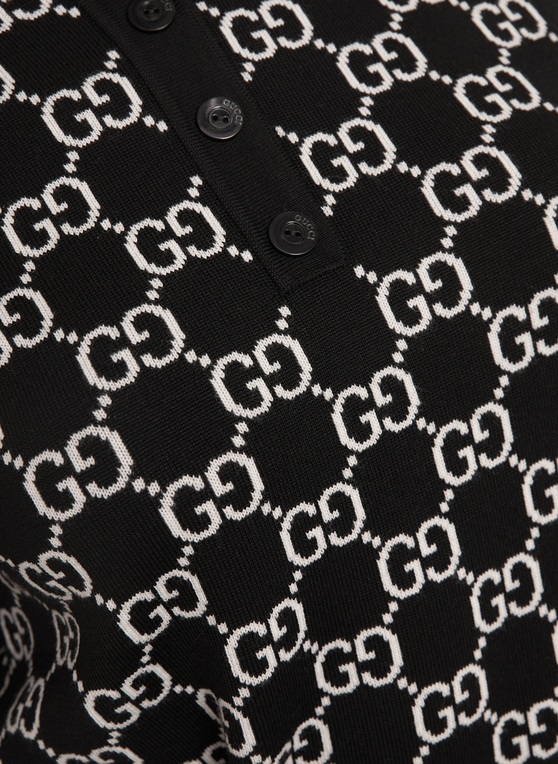 GUCCI Strick-Poloshirt