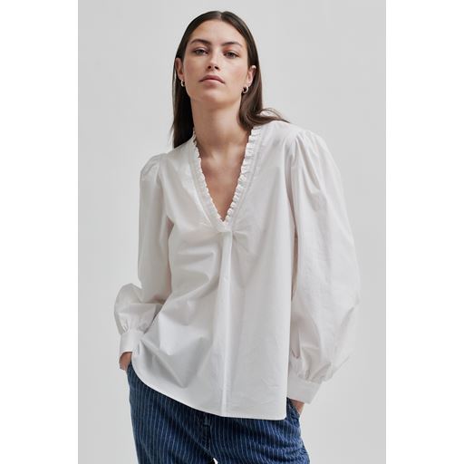 Second Female Calico Bluse, White, L