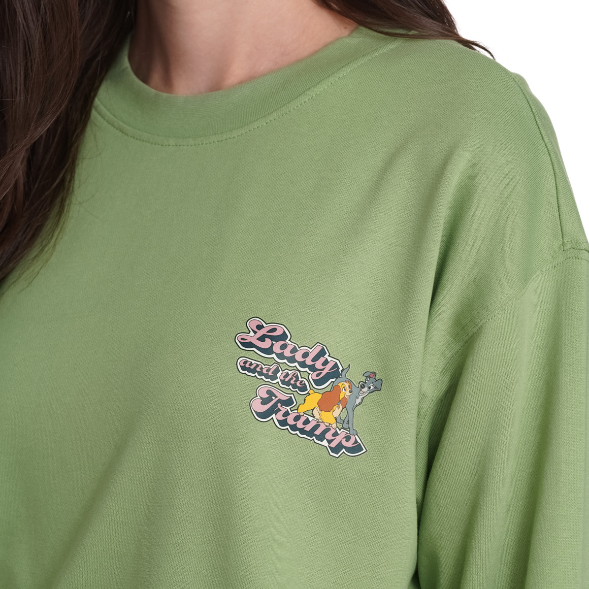 Gina Benotti Disney Classics Sweatshirt mit großem Motiv grün
