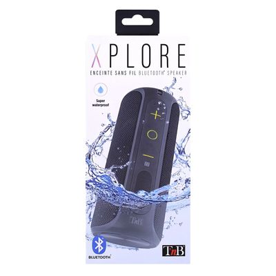 T'nB XPLORE - enceinte sans fil Bluetooth - waterproof - noir
