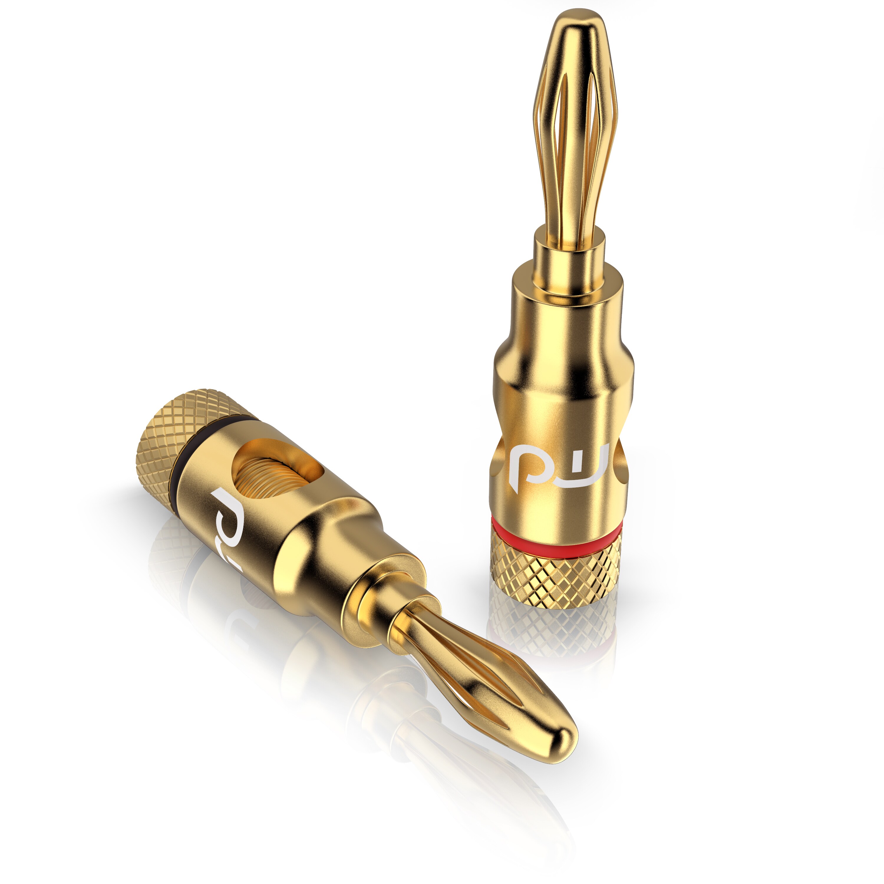 Primewire Audioadapter Bananenstecker für Kabel bis 6,8mm² - für Lautsprecherkabel, Verstärker