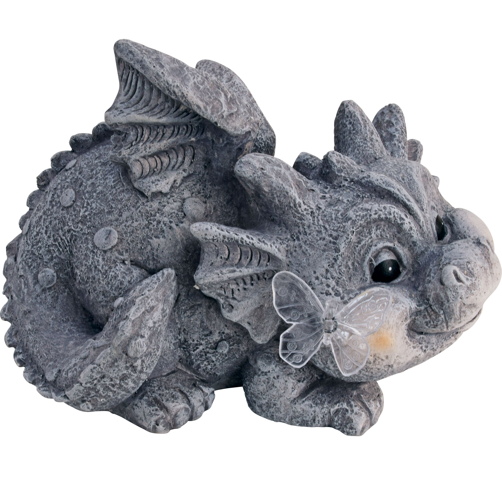 Gargoyle - grau - LED-Solar