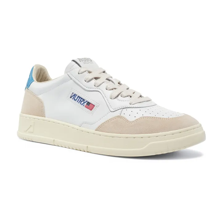 Autry Baskets Medalist Low Cuir/Suede | Bleu