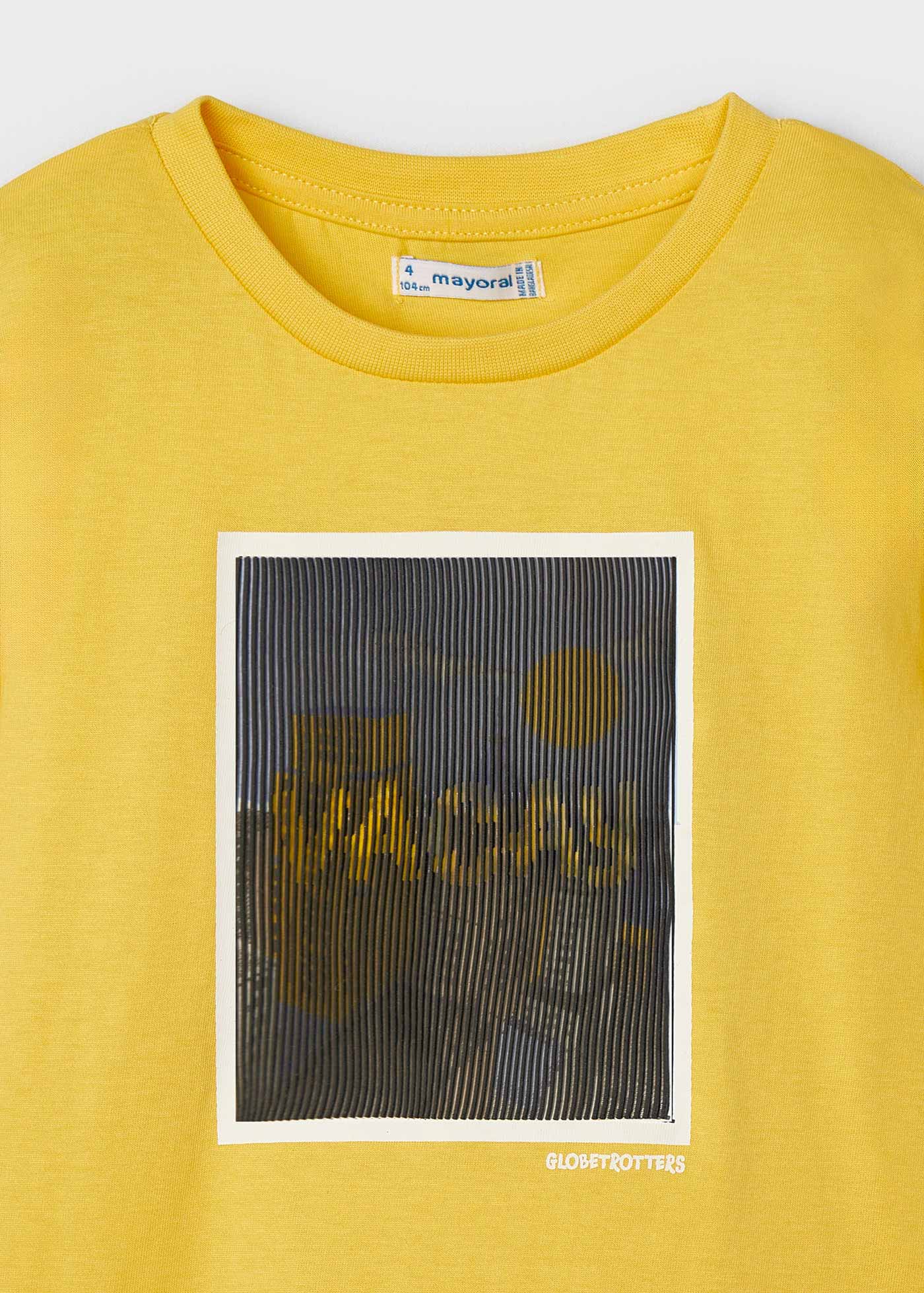 Camiseta lenticular de algodão de melhor qualidade para meninos (Universo)