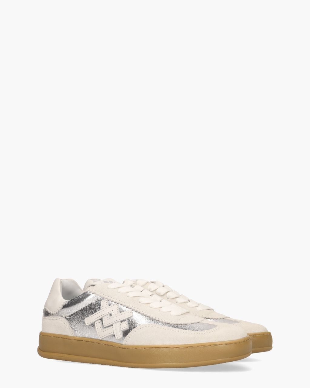 Si Willeke Zilver/Off-White Damessneakers