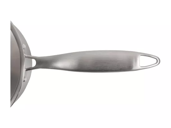 Gourmet - Lot de 3 casseroles inox 16/18/20 cm et 1 poêle inox 32 cm