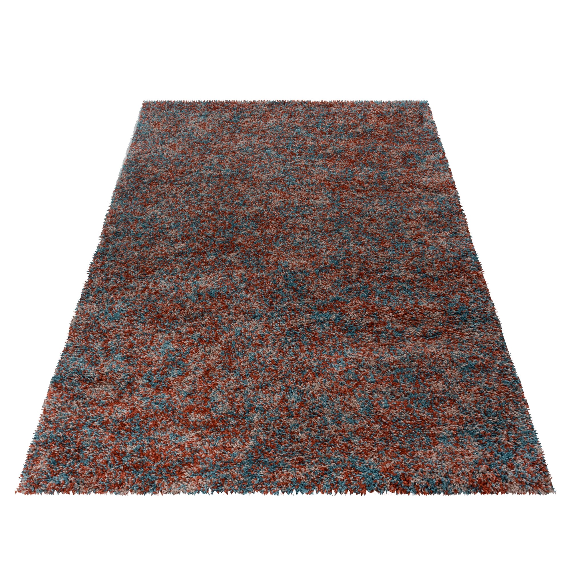 Modern Hochflor Teppich Flauschiger Langflor Teppich, Shaggy Flokati, Rechteckig