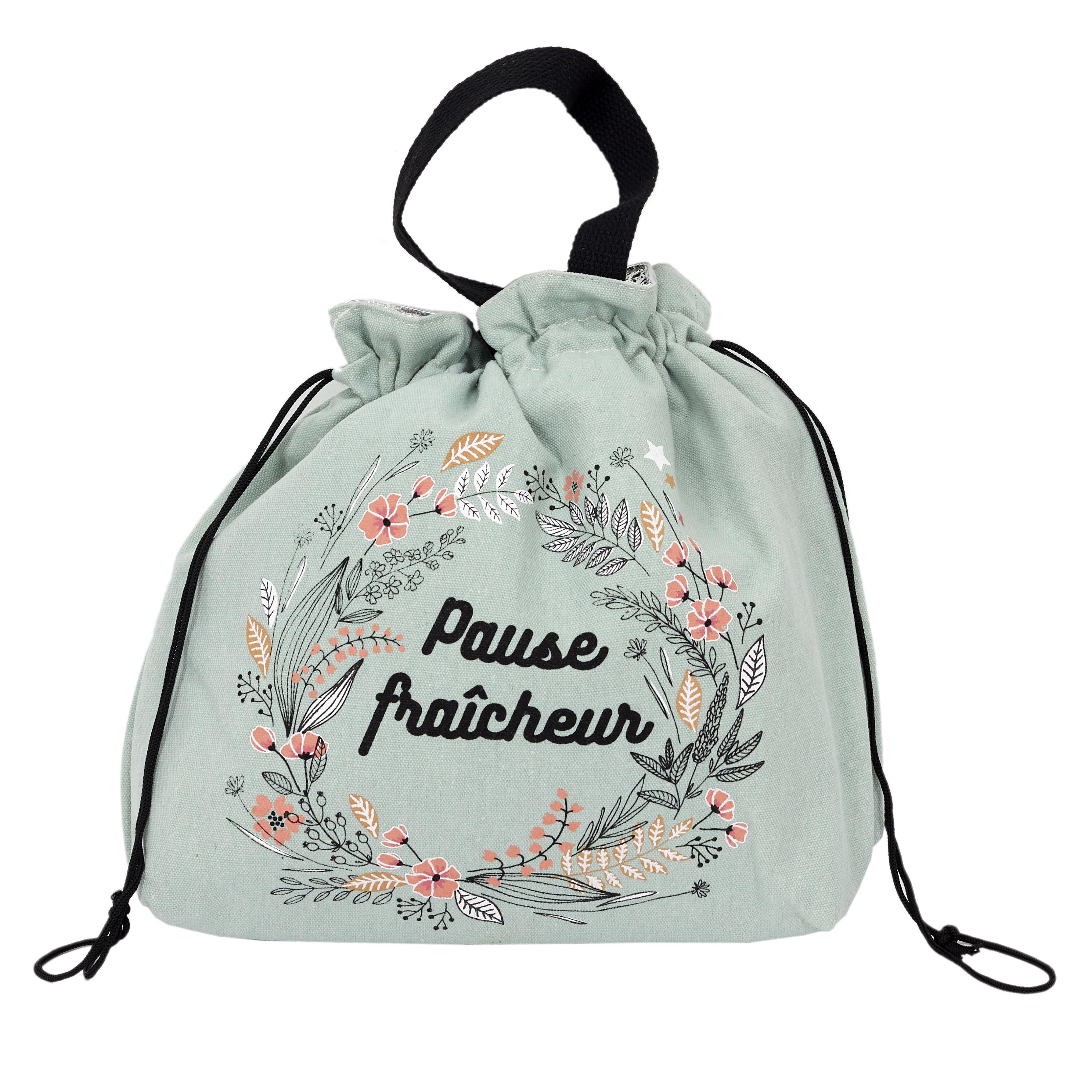 LUNCH BAG SAC FRAICHEUR TISSU 29X30CM