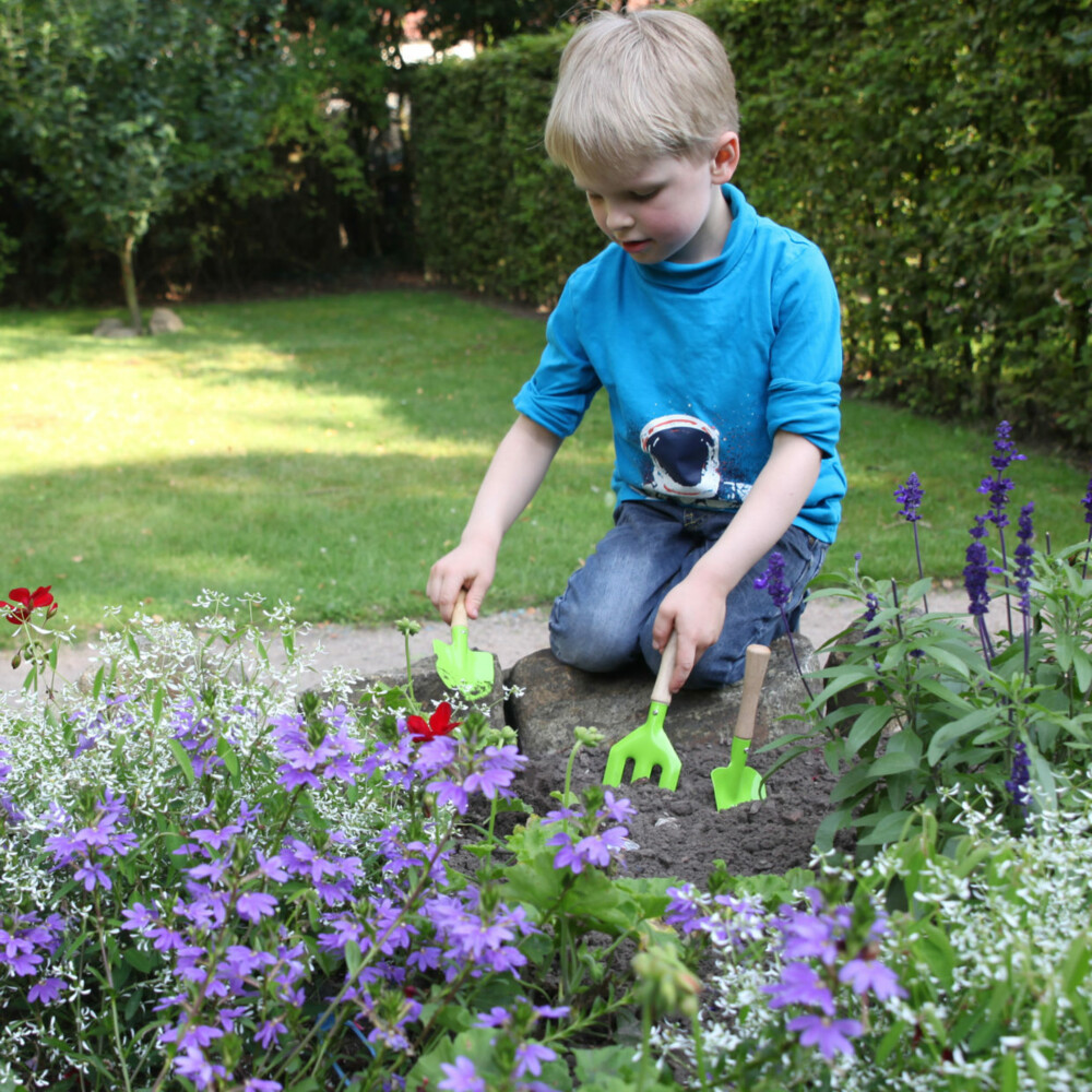 Esschert Design Kindergereedschapset 3 Delig Groen