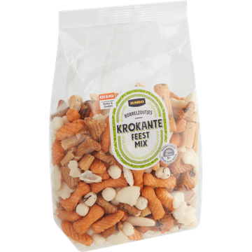 Jumbo Borrelzoutjes Krokante Feestmix 225 g