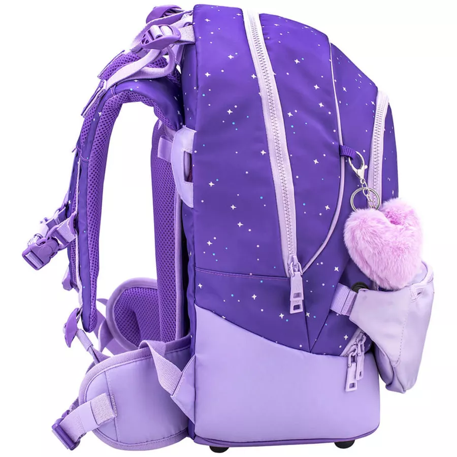 Belmil Schulrucksack 2-IN-1 Schulrucksack & Gürteltasche Dahlia