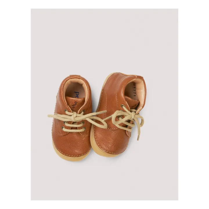 Petit Nord Baskets Lacets Bootie | Cognac