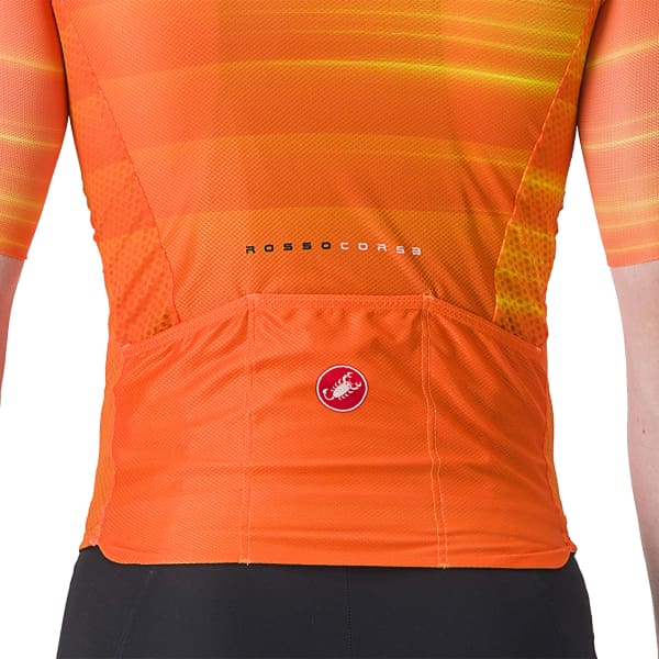 Maillot vélo CASTELLI MAILLOT CLIMBER'S 3.0 SL2 ORANGE BRILLANT